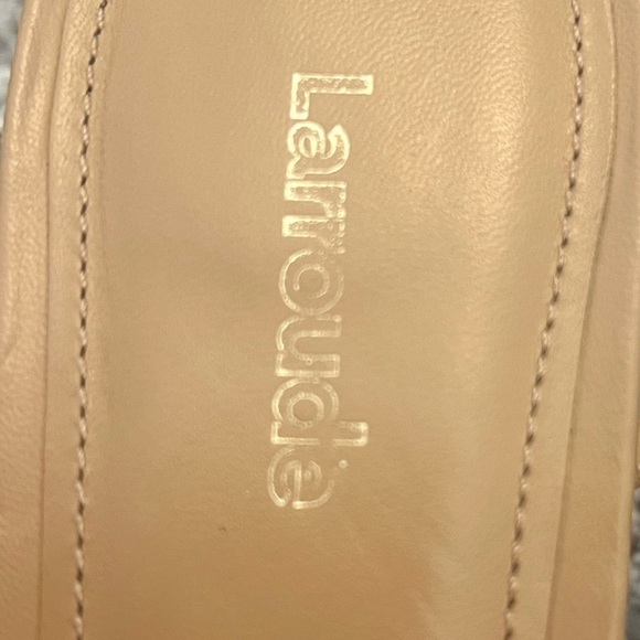 Larroudé Gio Sandal In Tan Leather - Picture 12 of 12